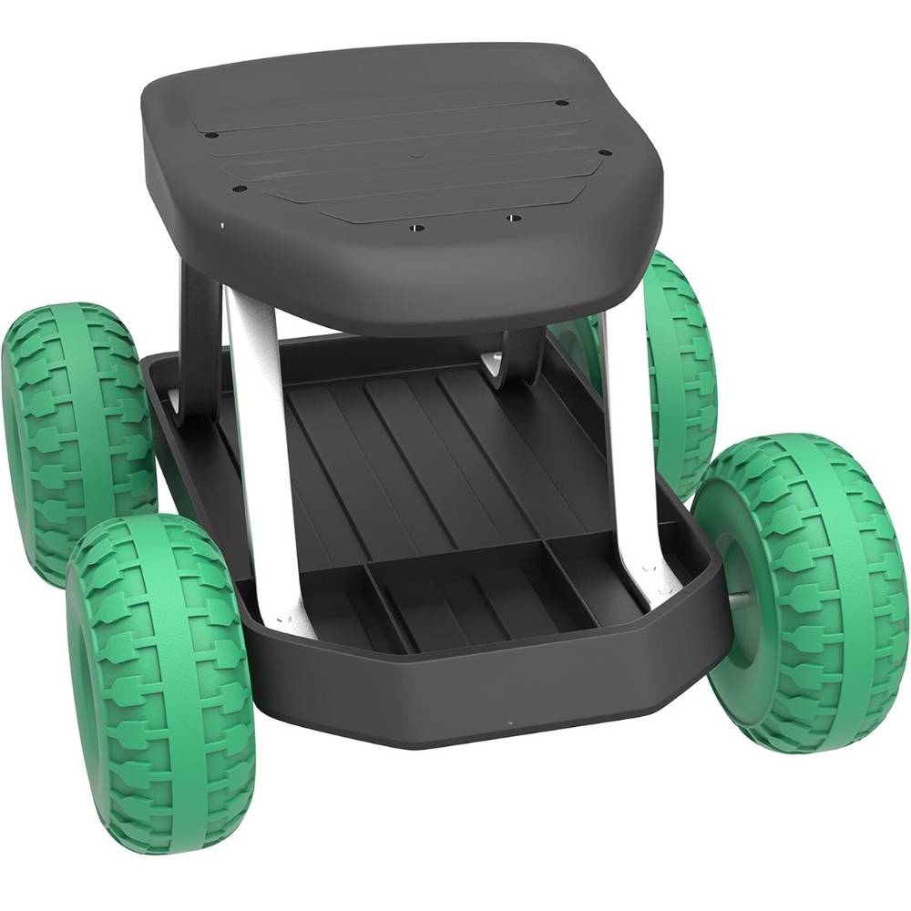 Garden Work Stool With Wheels: image 4