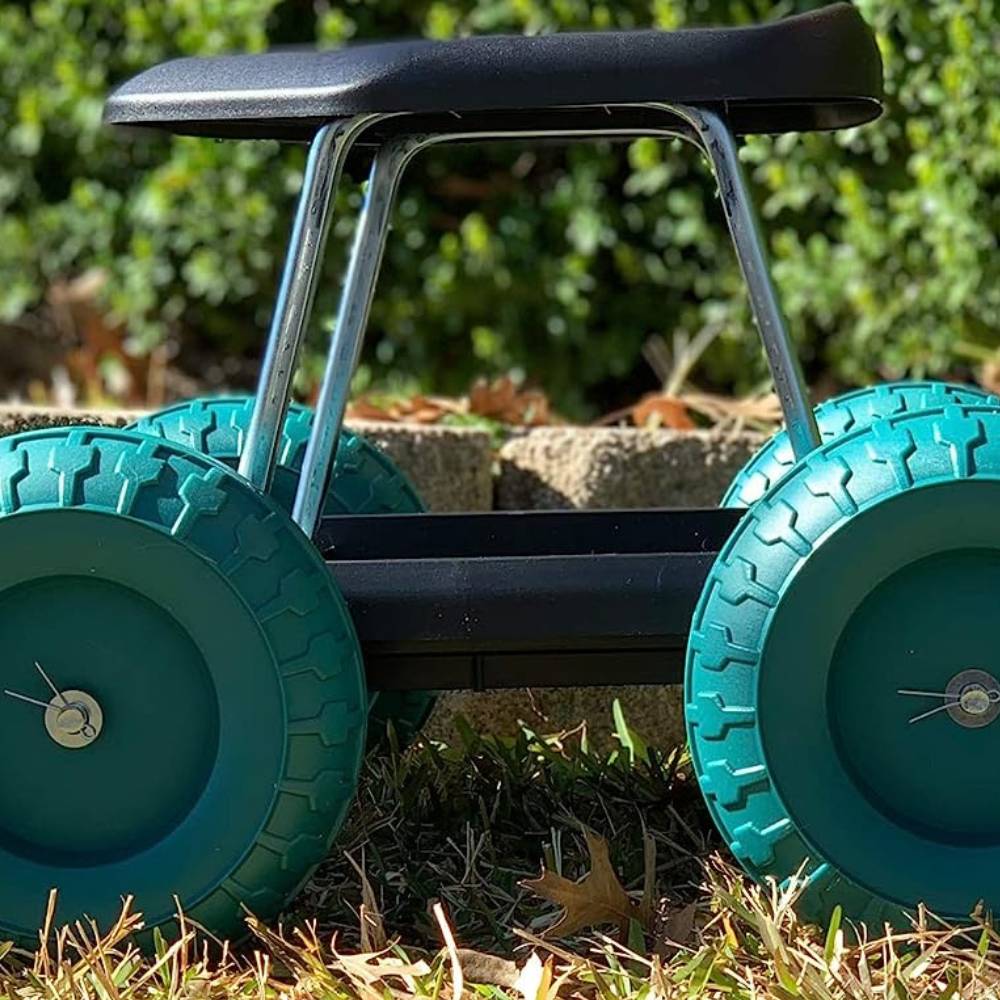 Garden Work Stool With Wheels: image 5