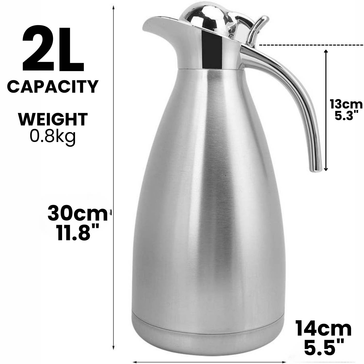 Vacuum Thermos Flask Jug: image 2